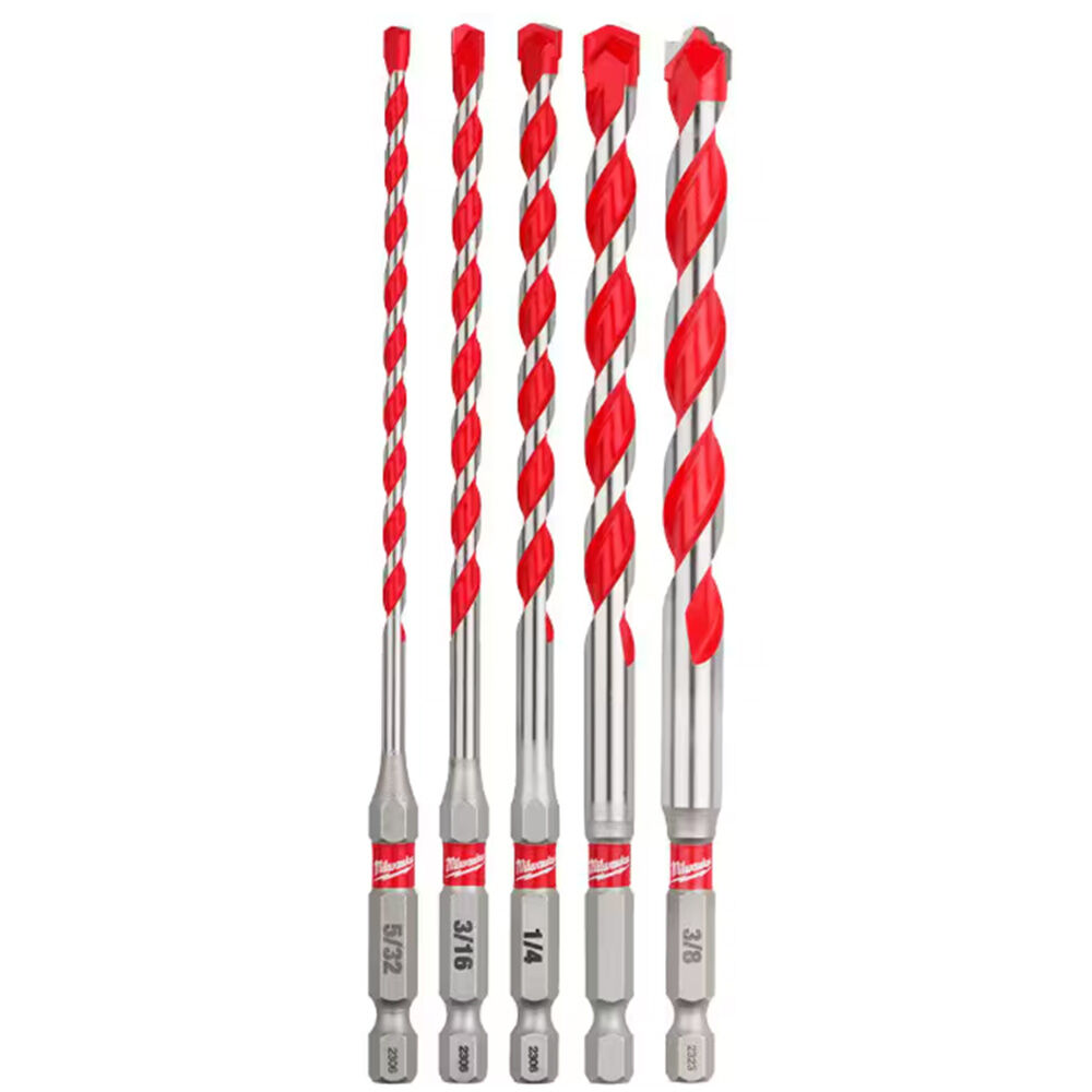 image of SHOCKWAVE Carbide Hammer Drill Bits Set- 5 pc