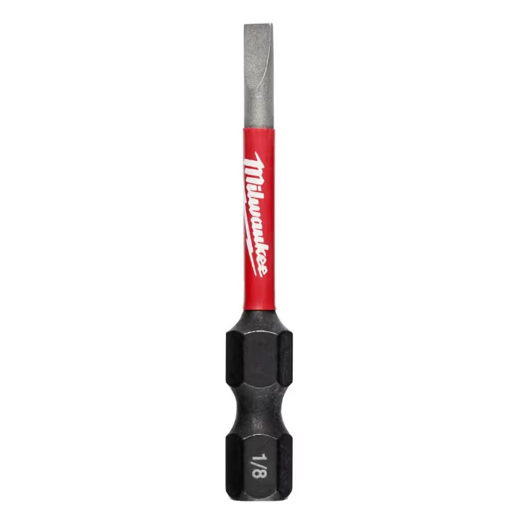 image of SHOCKWAVE Impact Duty 2 in x 1/8 in SL#6 Slotted Alloy Steel Screw Driver Bit