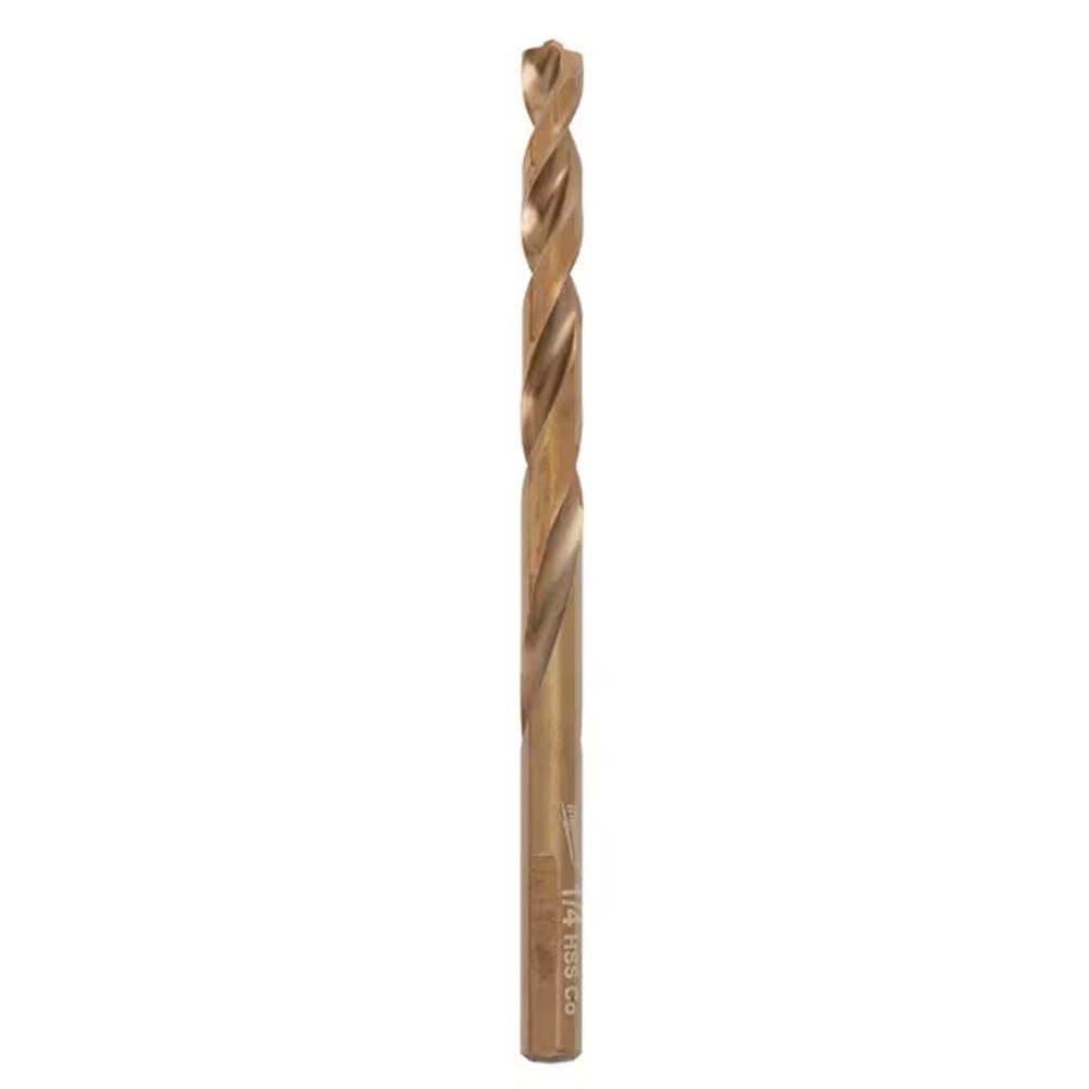 image of 1/4 in Cobalt Red Helix Twist Drill Bit