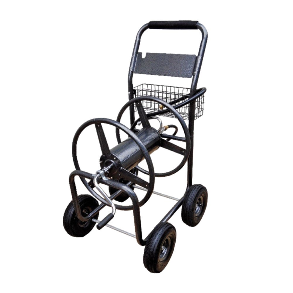 image of Steel 4 Wheeled Hose Truck