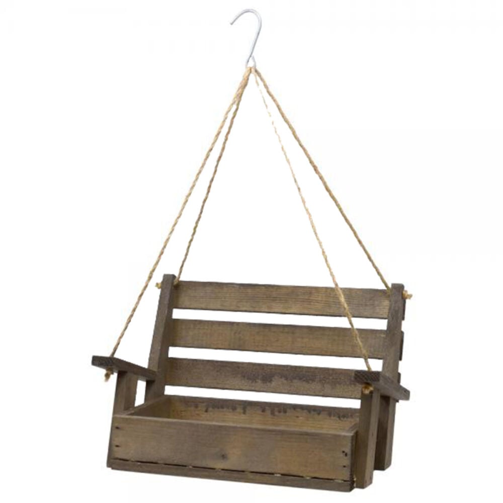 image of Brown Hanging Porch Swing Feeder