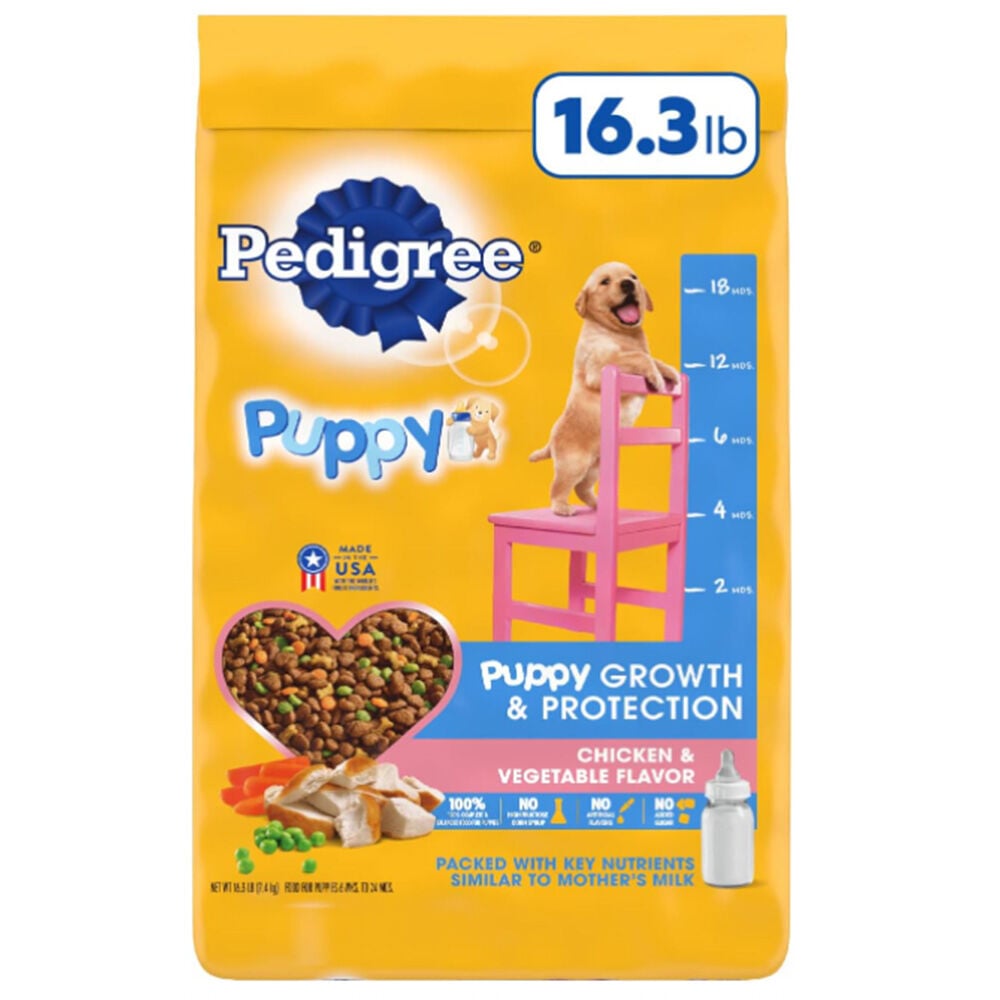 image of Puppy Growth & Protection Chicken & Vegetable Puppy Food, 16.3 lbs