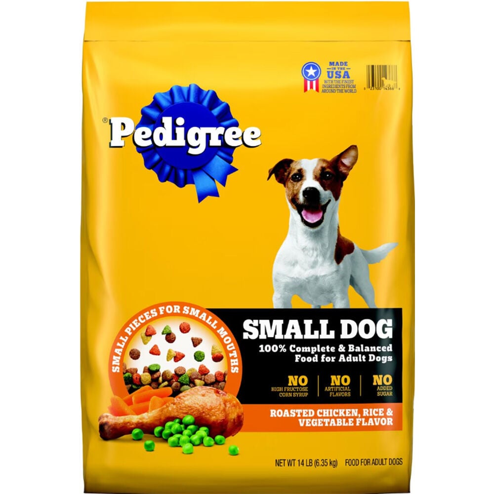 image of Small Dog Complete Nutrition Roasted Chicken, Rice & Vegetable Dog Food, 15.9 lbs
