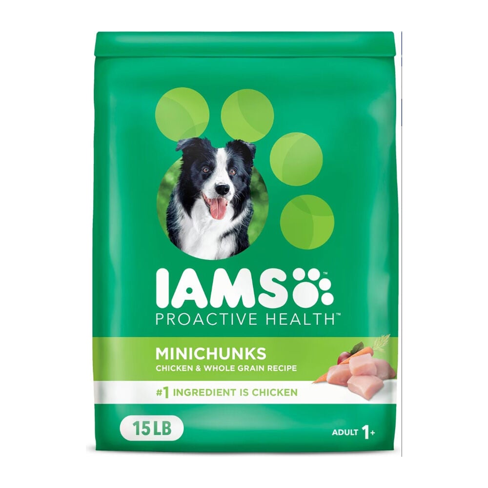 image of Proactive Health Adult Minichunks Dog Food, 15 lbs