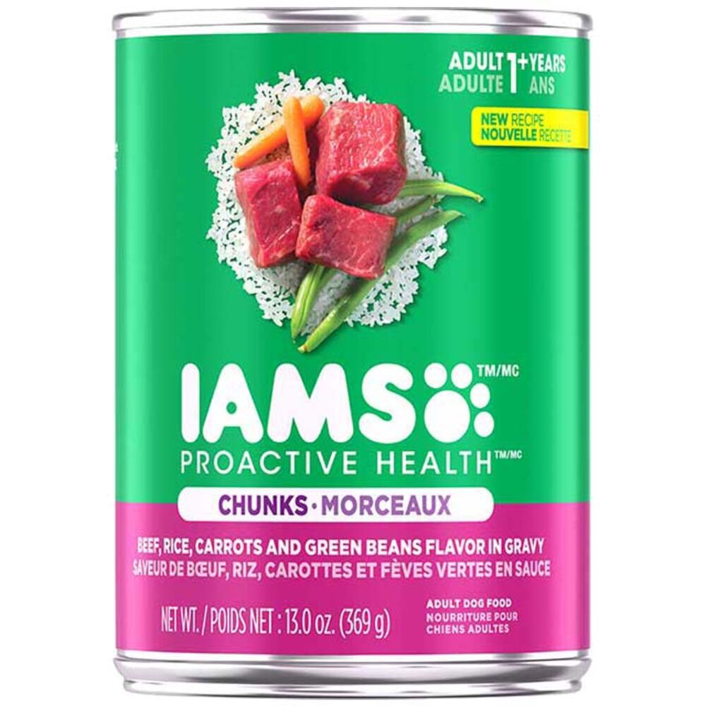 image of Proactive Health With Beef & Vegetables Dog Food, 13 oz