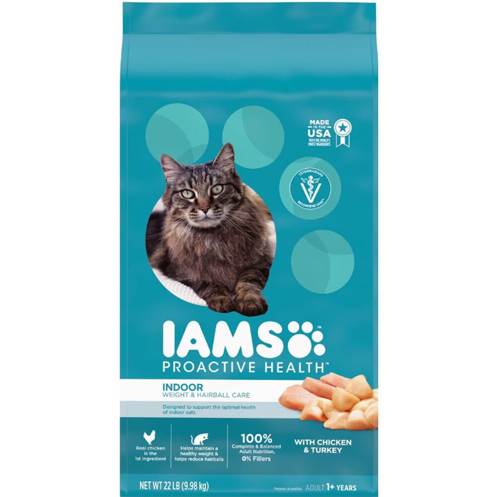 image of Dry Cat Food- Proactive Health, Weight and Hairball, 7 lb