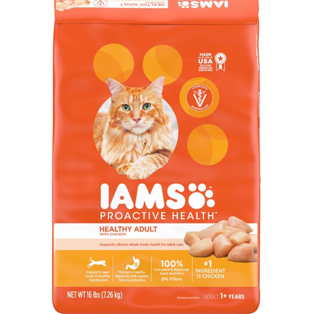 image of Dry Cat Food- Proactive Health, Healthy Adult, 16 lb