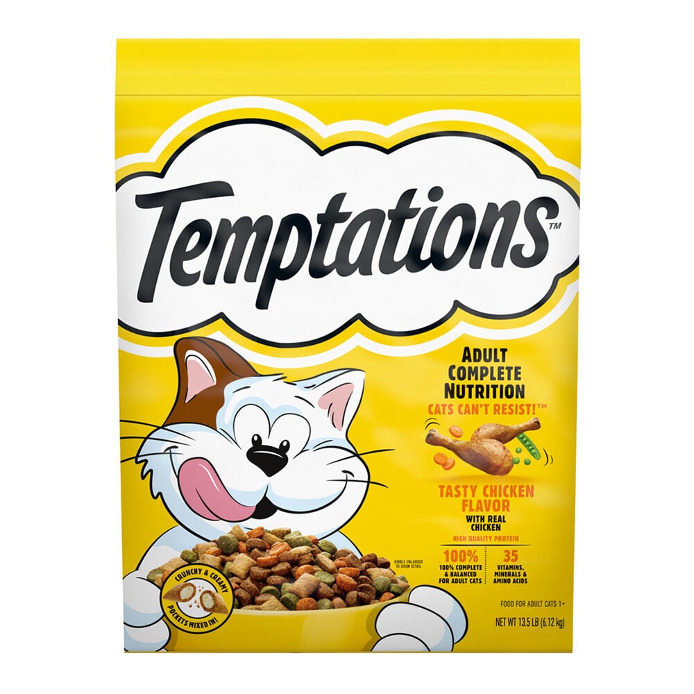 image of Dry Cat Food- Tasty Chicken, 13.5 lb