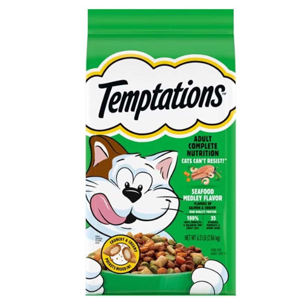 image of Dry Cat Food- Seafood Medley, 6.3 lb