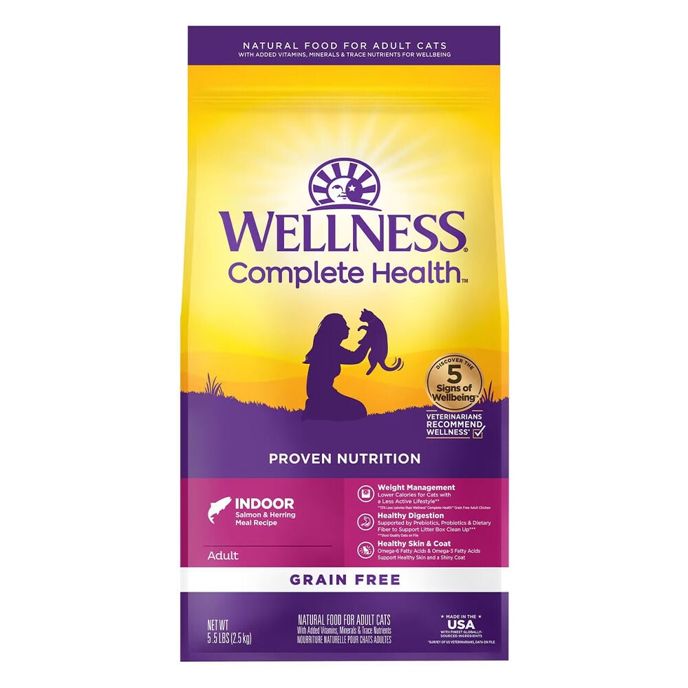 image of Complete Health Salmon and Herring Dry Cat Food, 5.5 lb