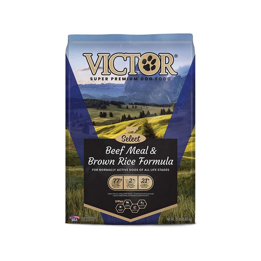 image of Select Beef Meal and Brown Rice Dog Food, 15 lb