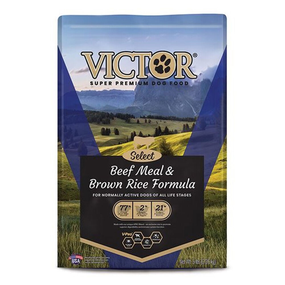 image of Dry Dog Food- Select, Beef Meal and Brown Rice, 5 lb