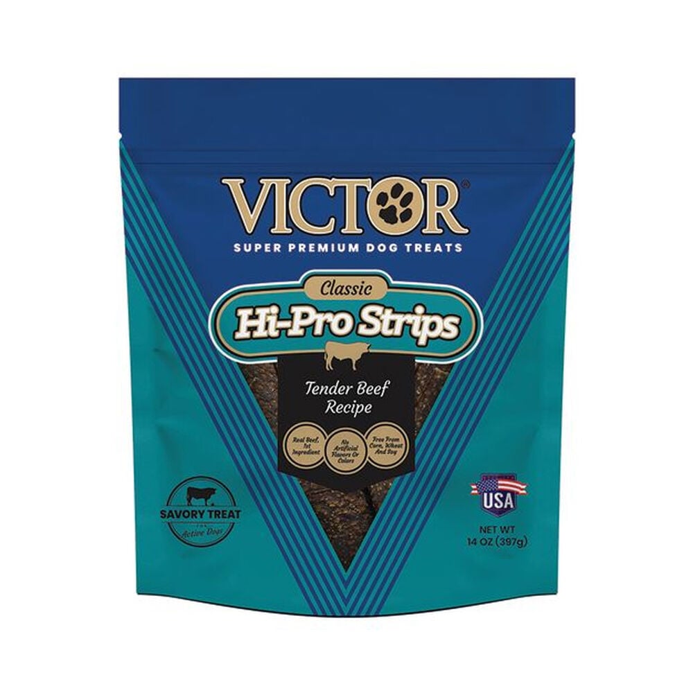 image of Dog Treats- Hi-Pro Strips, Tender Beef, 14 oz