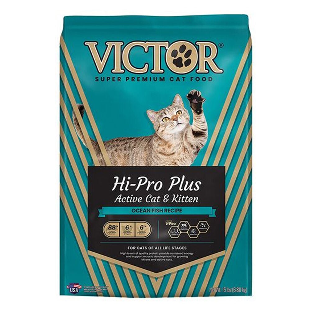 image of Dry Cat and Kitten Food- Hi-Pro Plus, 15 lb