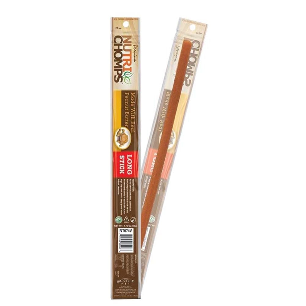 image of Peanut Butter Nutri Chomp Sticks, 15-in