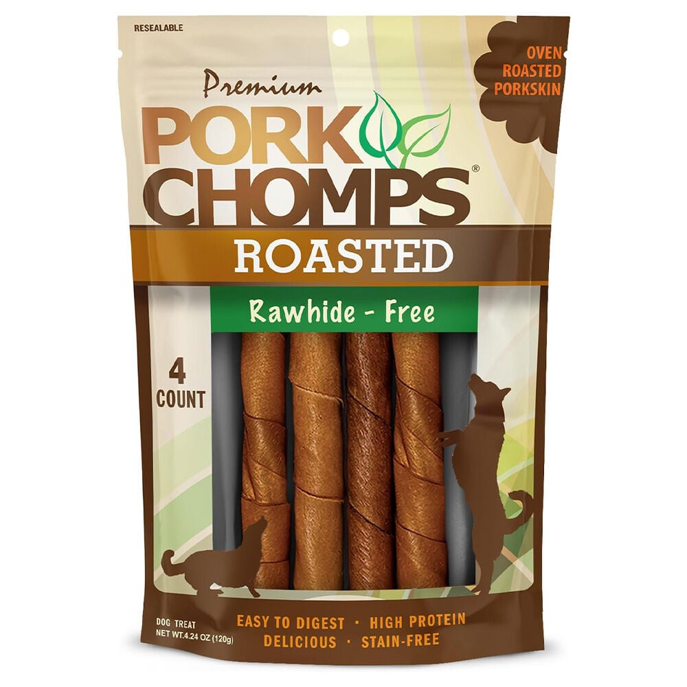 image of 6 in Roasted Twists Dog Chews, 4 ct