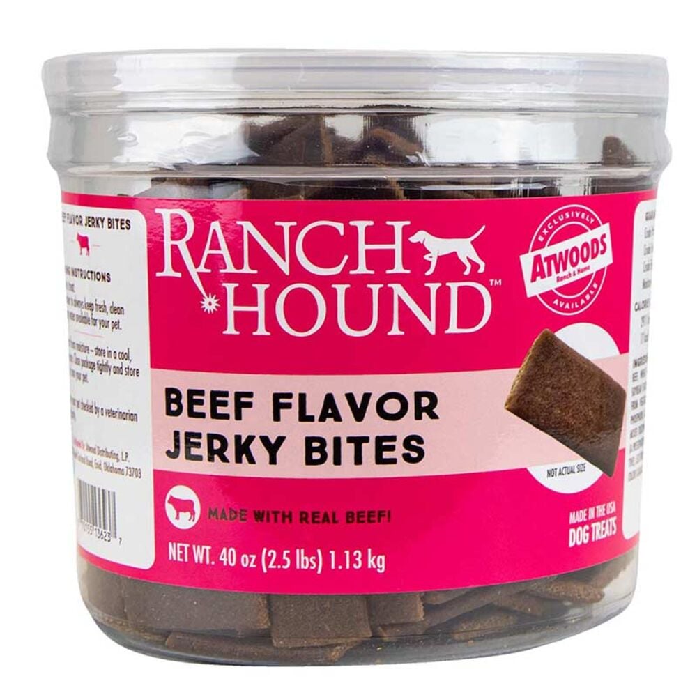 image of Dog Treats- Beef Flavor Jerky Bites, 40 oz