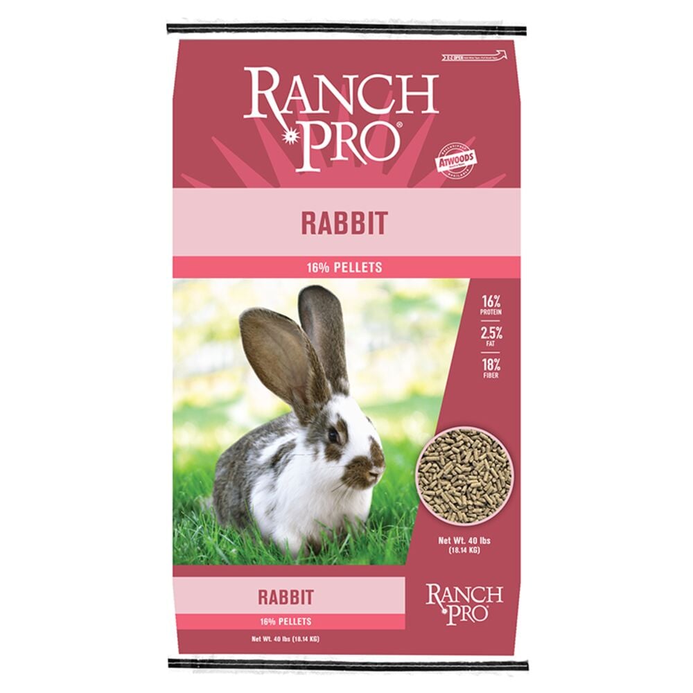 image of 16% Rabbit Pellets, 40 lbs.