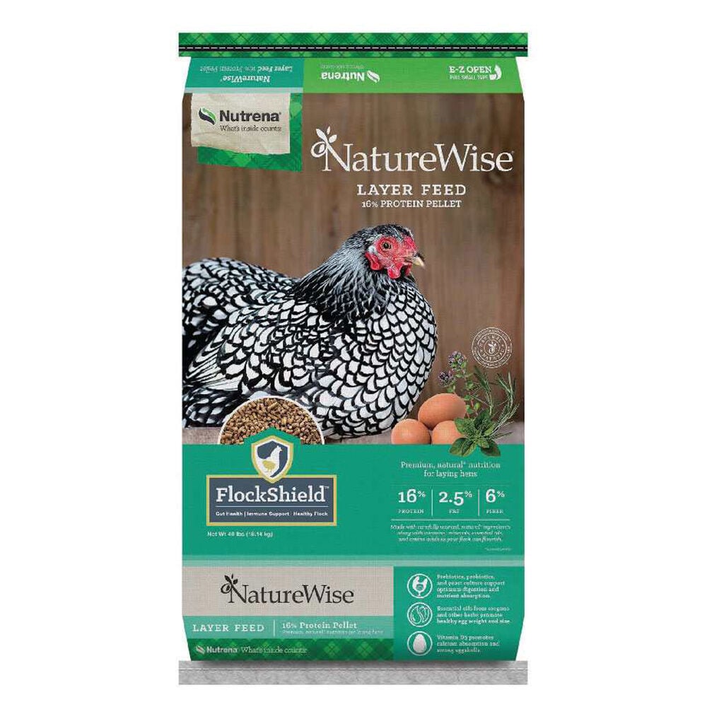 image of Poultry Feed- Layer Feed, 16% Protein Pellets, 40 lb
