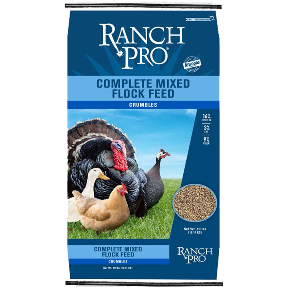 image of Mixed Flock Feed- Complete, 40 lb