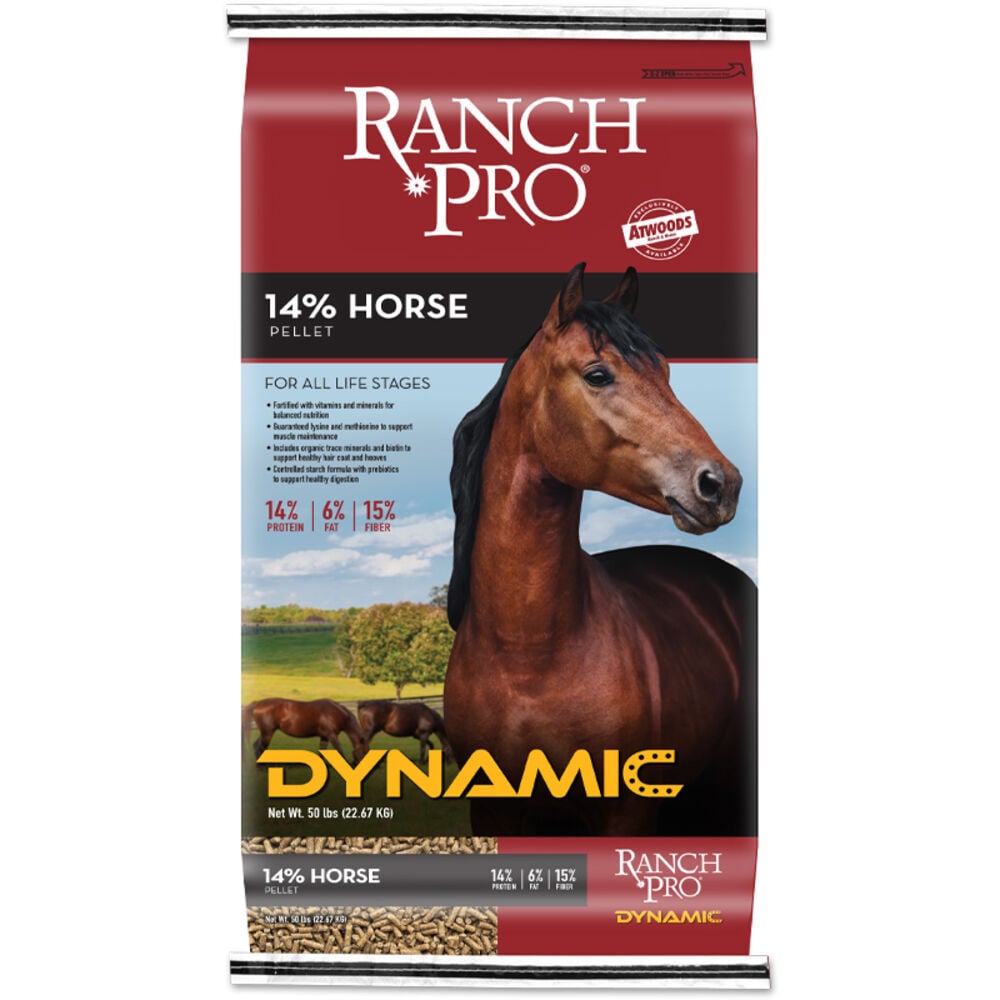 image of Dynamic 14% Horse Pellets, 50 lbs