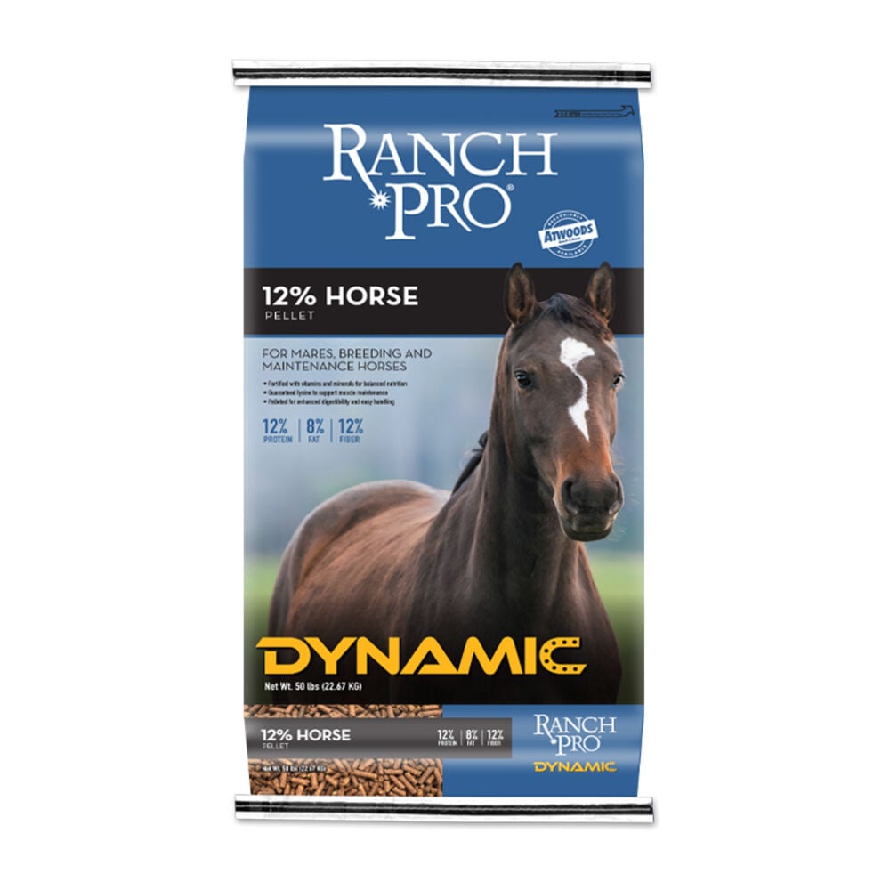 image of Dynamic 12% Horse Pellets, 50 lbs
