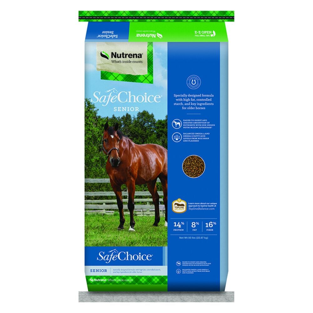 image of SafeChoice Senior Horse Feed, 50 lbs.