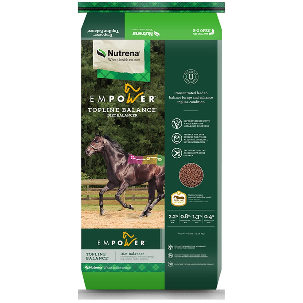 image of Empower Topline Balance Horse Feed, 40 lbs.