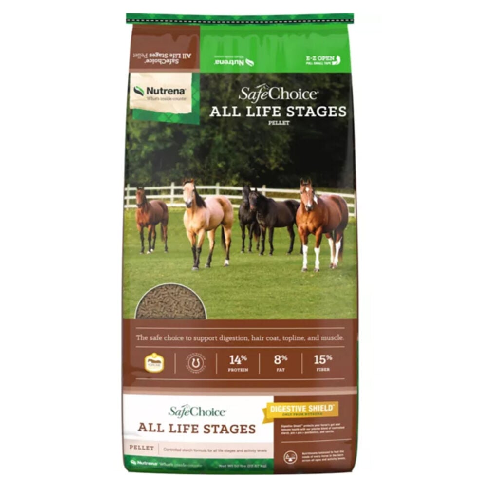 image of SafeChoice All Life Stages Pelleted Horse Feed, 50 lb