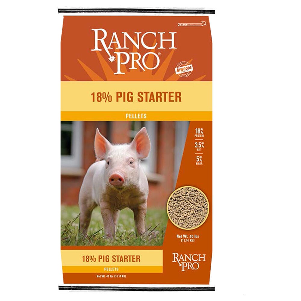 image of 18% Pig Starter Feed, 40 lb.