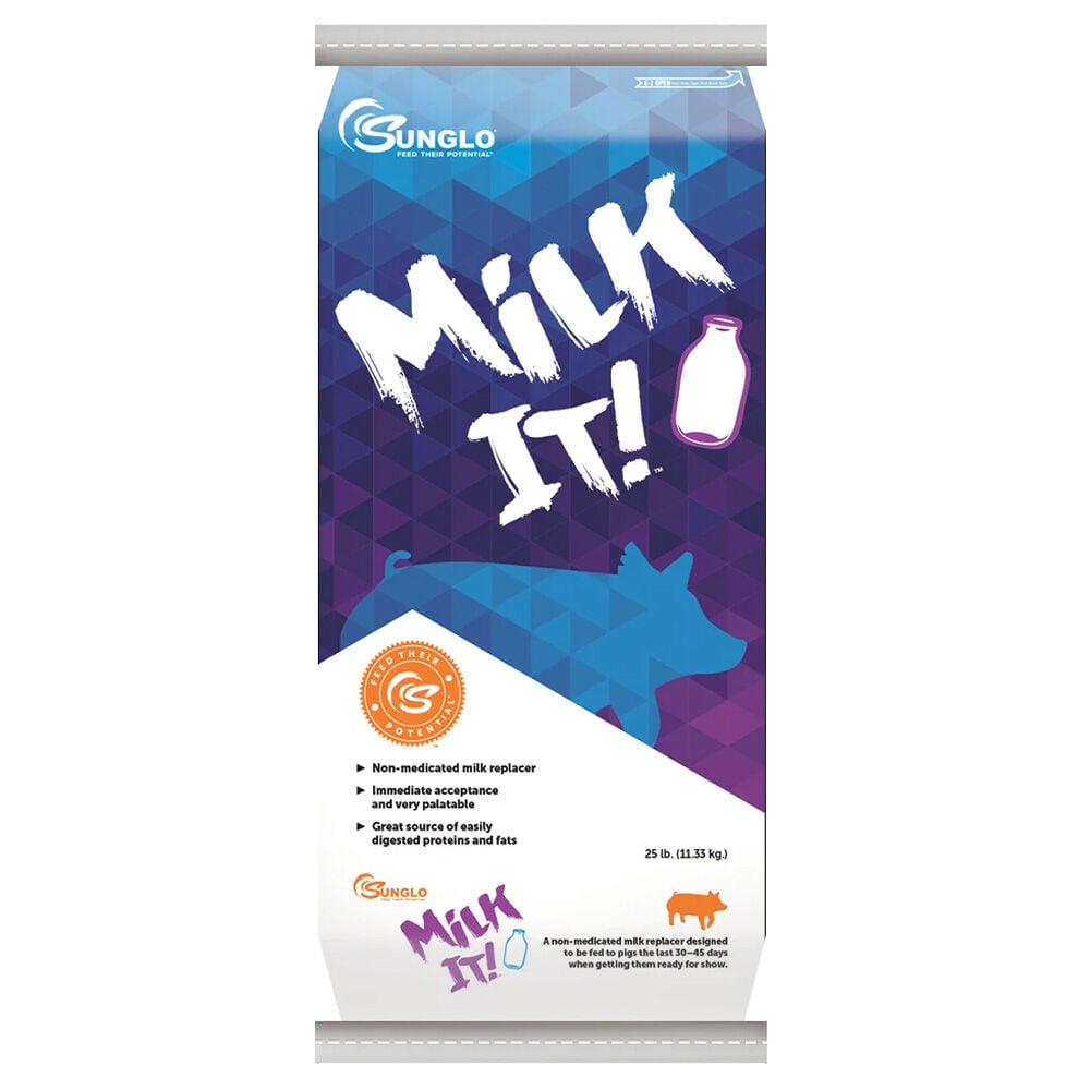 image of Milk It! Non-Medicated Milk Replacer Pig Supplement, 25 lb