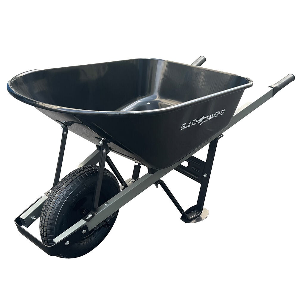image of 6 cu ft Steel Wheelbarrow 
