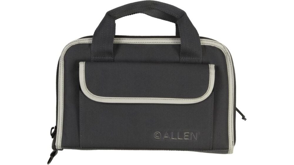 image of Attache Gray/White Double Handgun Case