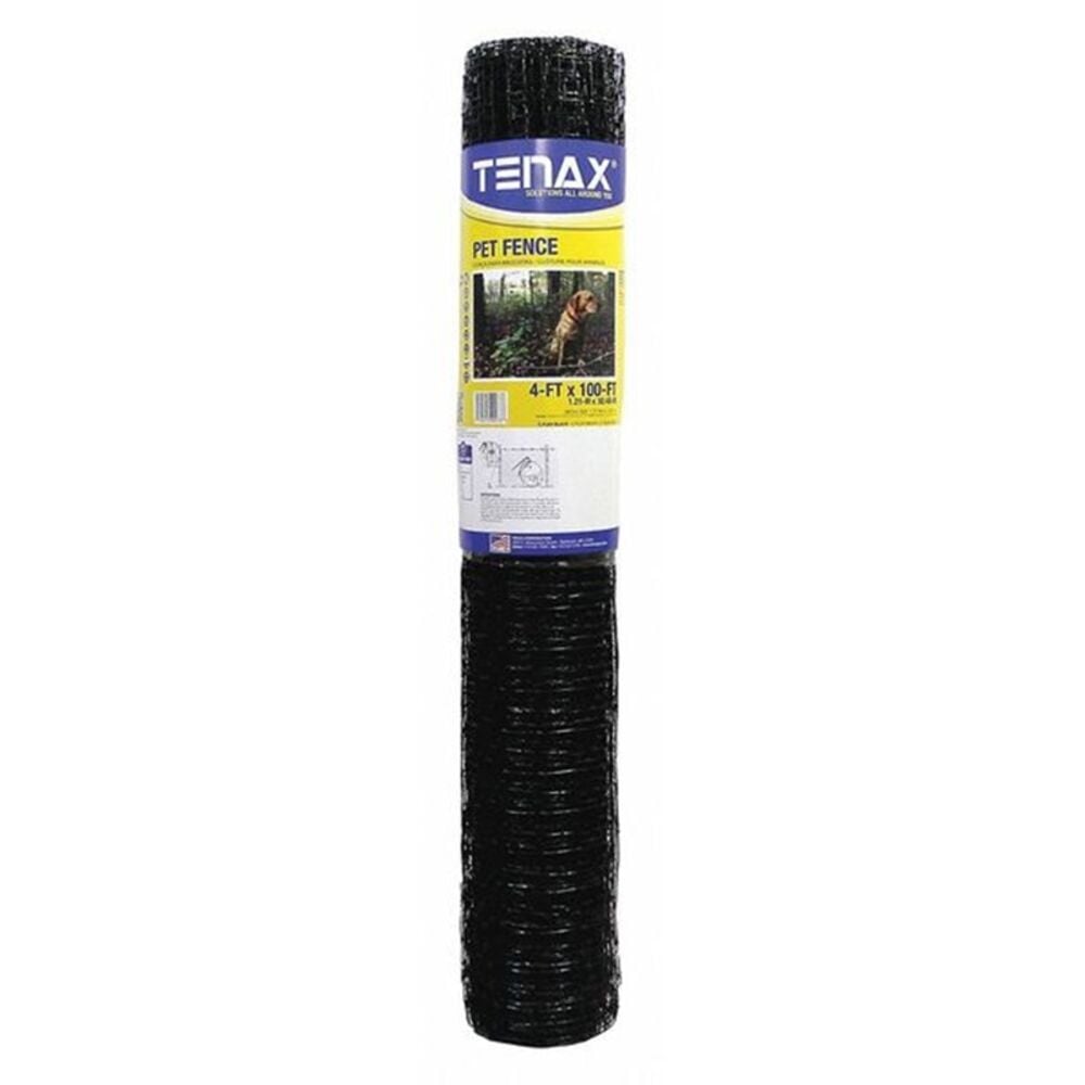 image of Pet Fence Select Pet Fence, Black, 4-ft x 100-ft