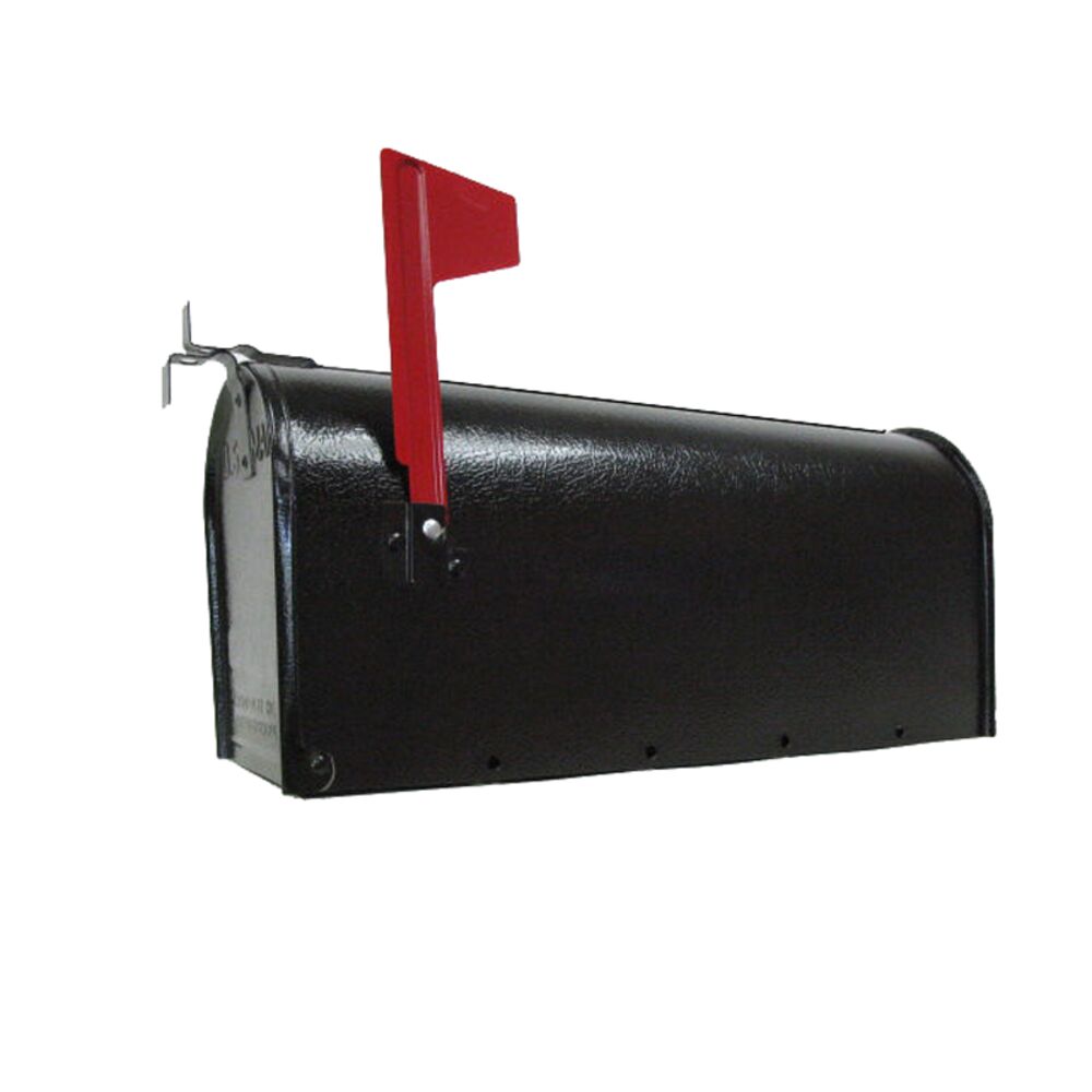image of Mailbox, #1, Wrought Iron/Black