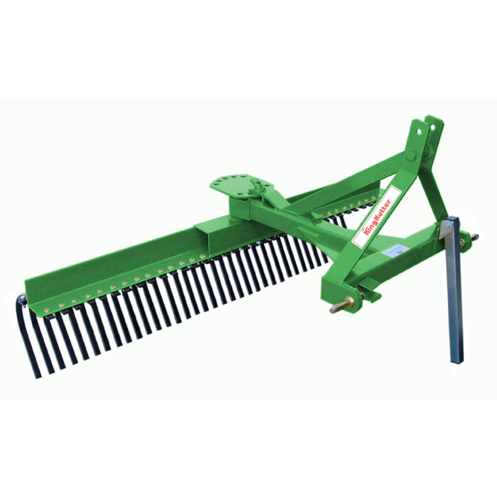 6-ft Square Tube Yard Rake - Green | Atwoods