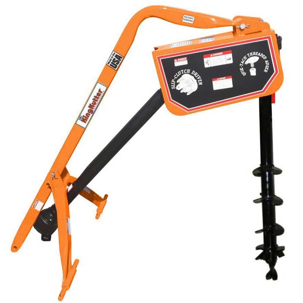 image of Slip Clutch Post Hole Digger with 6-in Auger - Orange