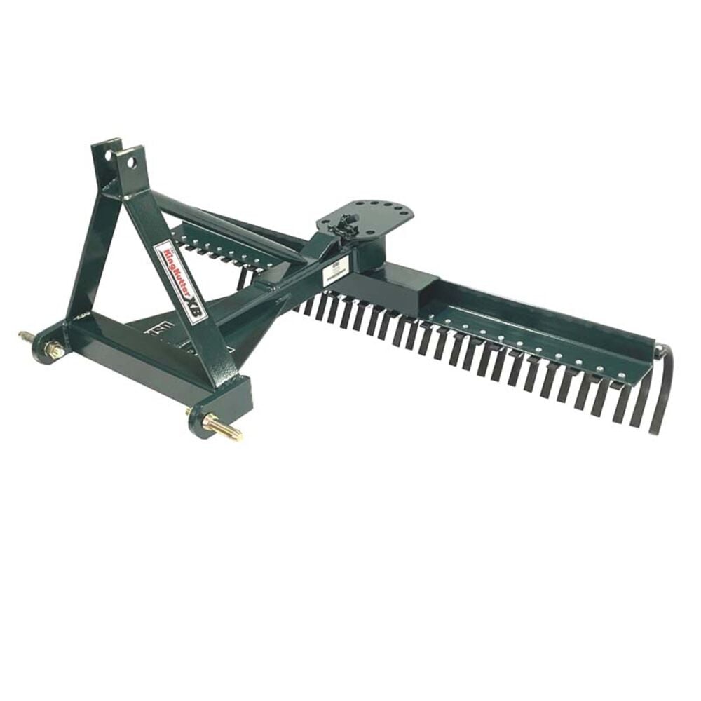 image of 5-ft XB Sub Compact Landscape Yard Rake - Summit Green