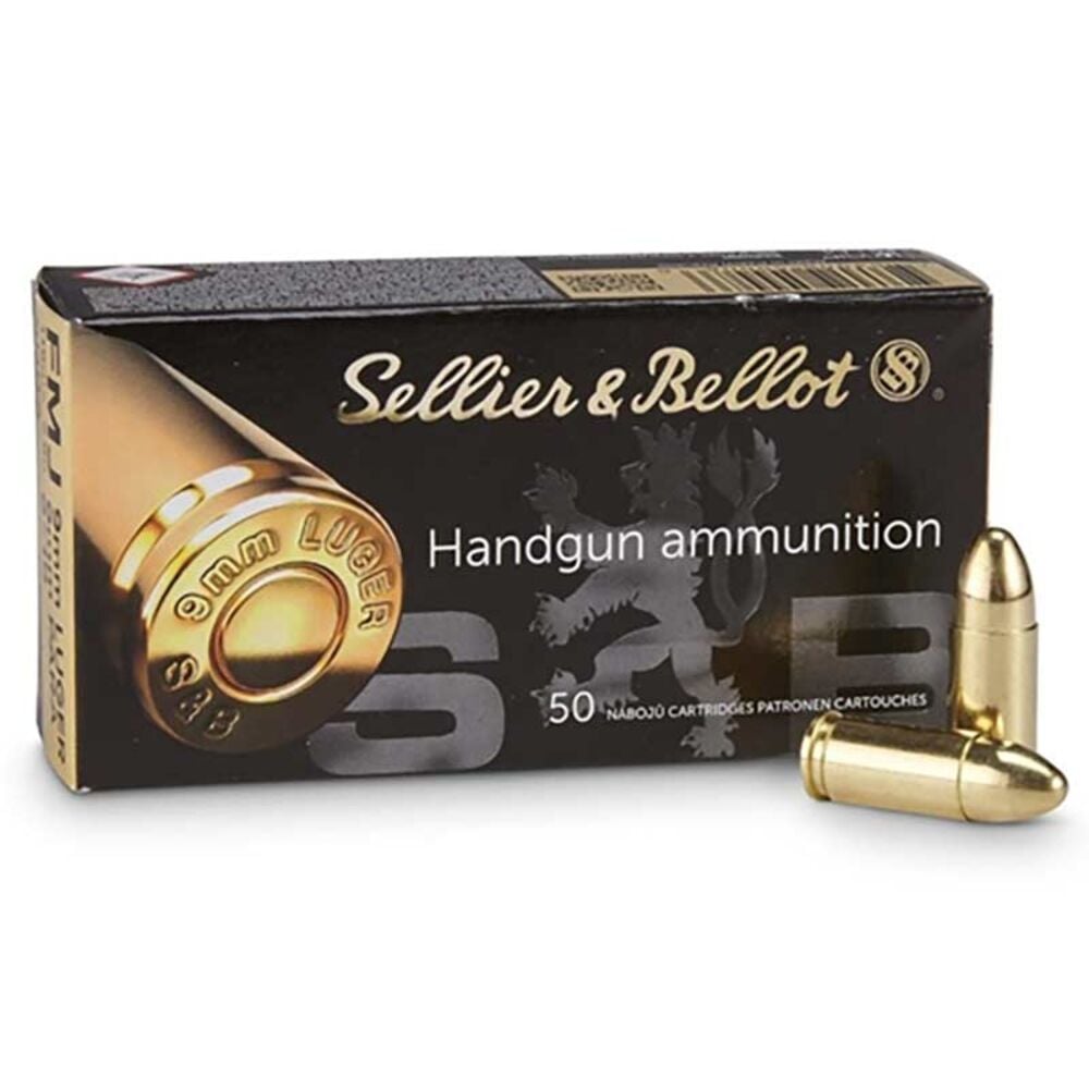 image of 9MM Luger 115 Grain Handgun Ammunition, 50 rounds