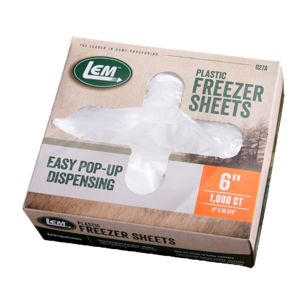 image of Freezer Sheets, 6 in x 10 3/4 in