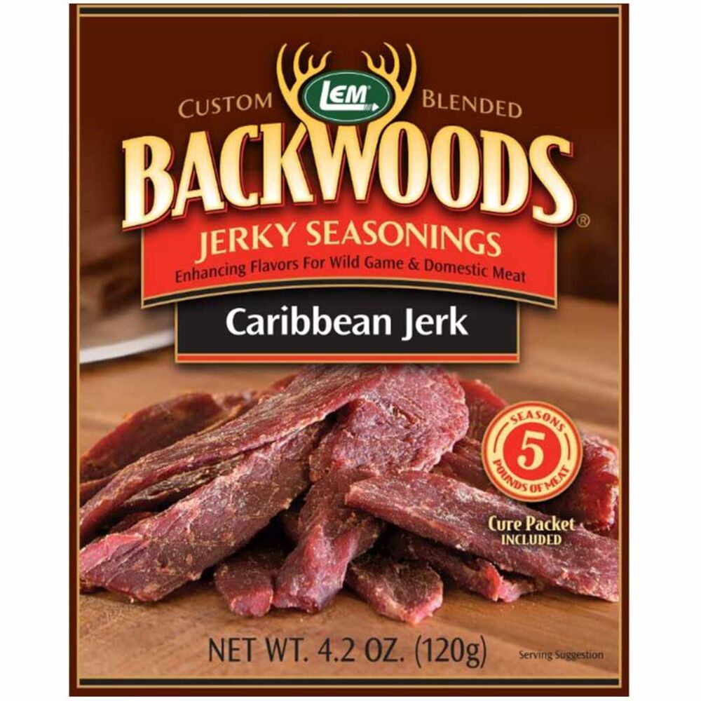 image of Backwoods Caribbean Jerk Jerky Seasoning, Makes 5 lbs