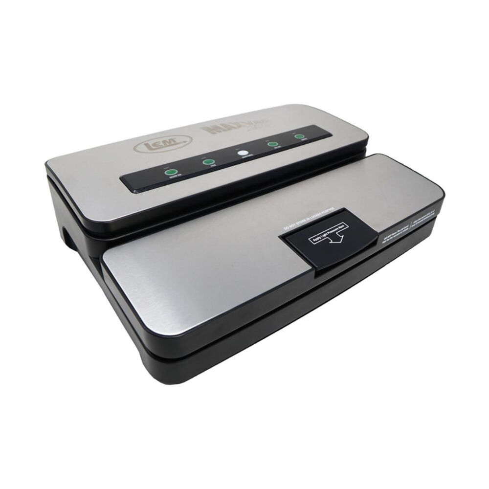 image of Stainless Steel Vacuum Sealer with Bag Cutter and Holder