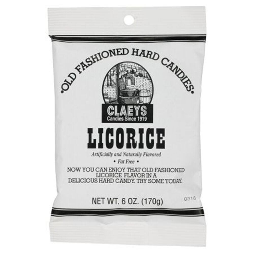 image of Old Fashioned Hard Candies, Licorice, 6 oz