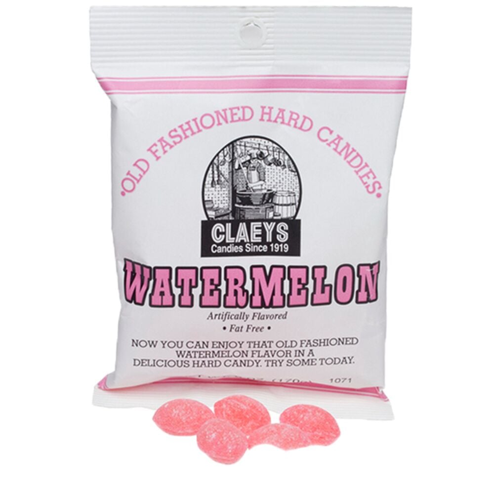 image of Old Fashioned Hard Candies, Watermelon, 6 oz