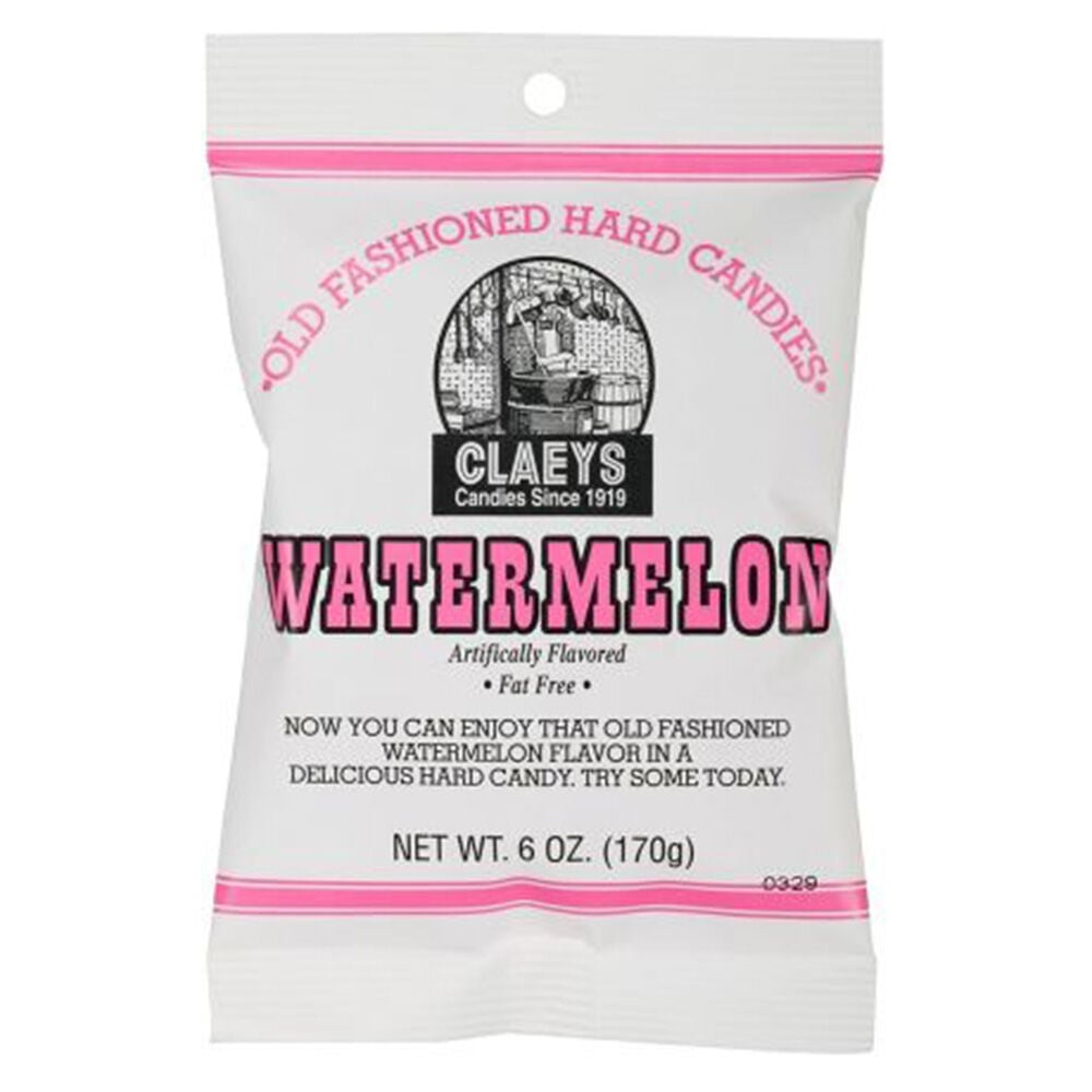 image of Old Fashioned Hard Candies, Watermelon, 6 oz