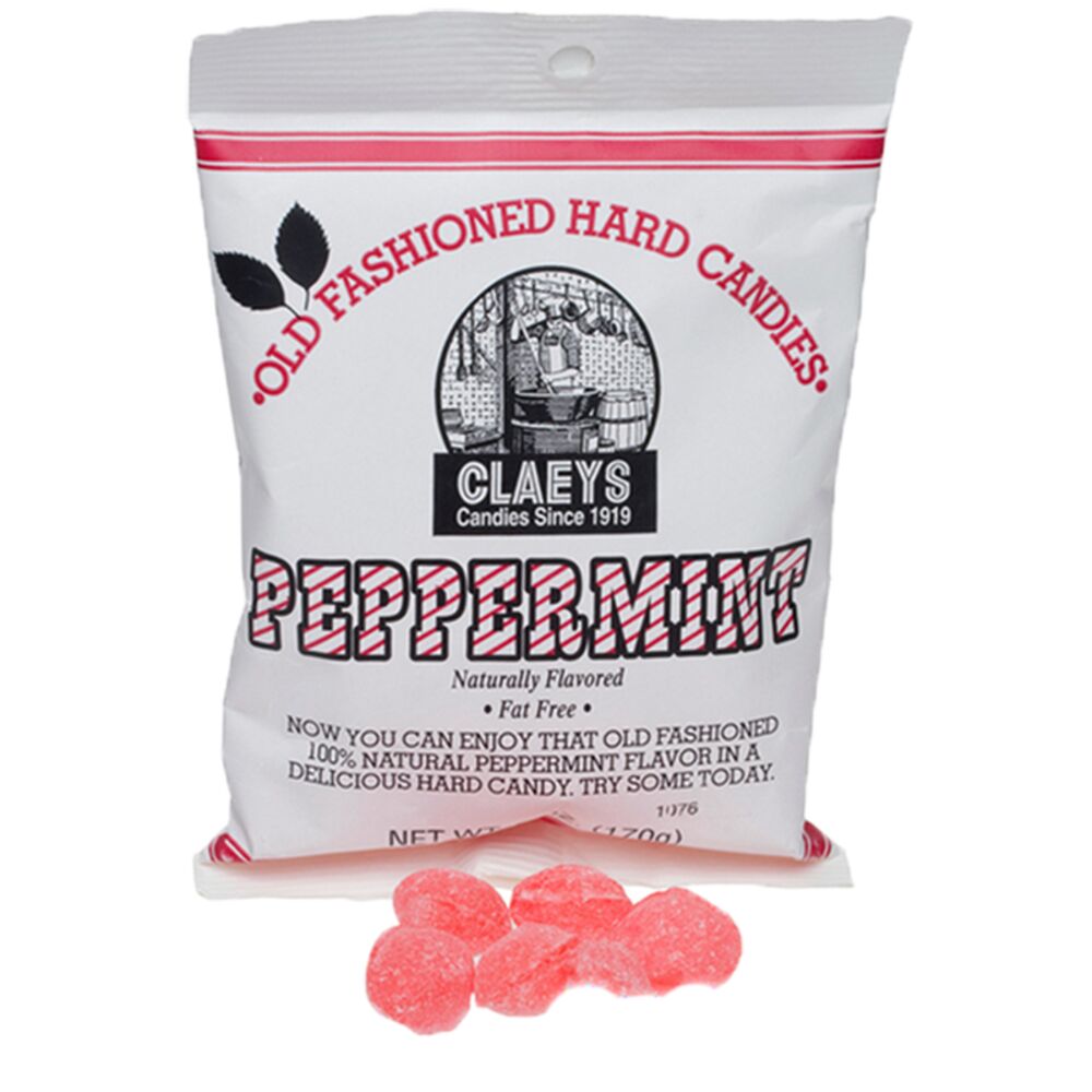 image of Old Fashioned Hard Candies, Peppermint, 6 oz