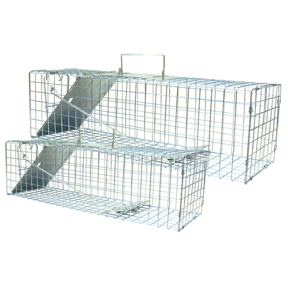 image of Galvanized Animal Trap, 2 Piece