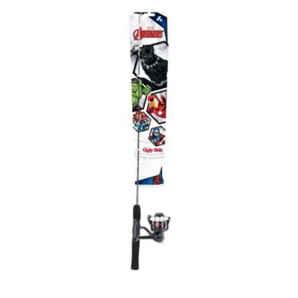 image of Ugly Stik Marvel Black Panther Kid's Fishing Combo