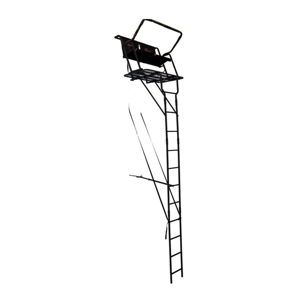 image of LS4950 Spector XT Tree Stand, 17-ft Two Person Ladder Stand, Flip-Up Flex-Tek Seat, Padded Shooting Rail