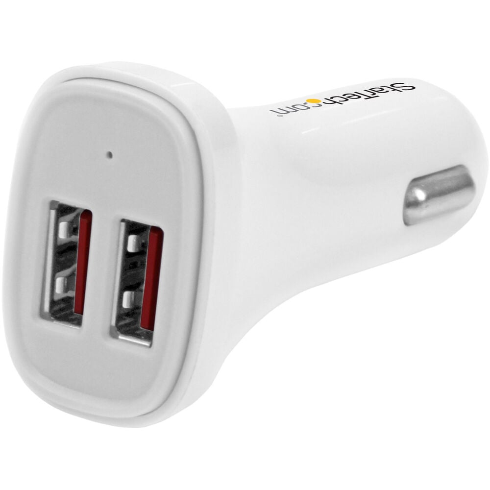 image of 4.8A Black Dual USB Car Charger